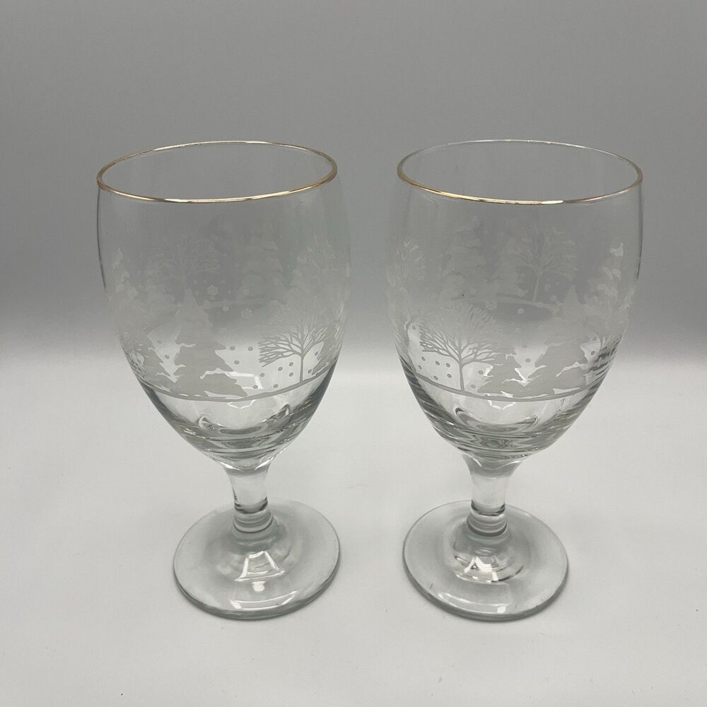 Arby’s Libbey Winter Wonderland Glasses Set Of 2